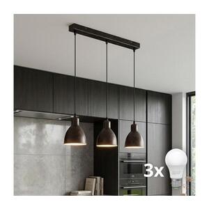 Imagine BRILAGI - Lustru LED suspendat pe cablu RIDDY 3xE27/60W/230V cupru/patină