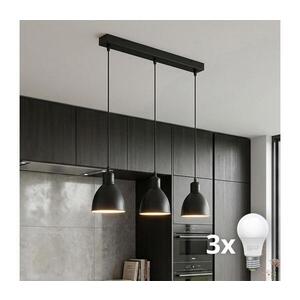 Imagine BRILAGI - Lustră LED cu cablu RIDDY 3xE27/60W/230V neagră