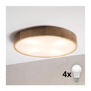 Imagine BRILAGI - Plafonieră LED CARVALHO MODERN 4xE27/60W/230V stejar diam. 57, 5 cm