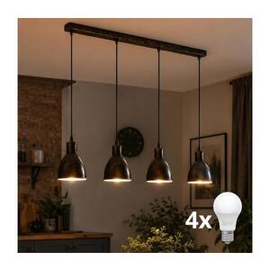 Imagine BRILAGI - Lustra LED suspendată pe cablu RIDDY 4xE27/60W/230V cupru cu patină