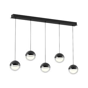 Imagine Candelabru LED suspendat pe cablu ZIREA LED/30W/230V, negru