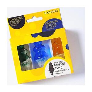 Imagine SET 3x bec de rezervă TREE E10/20V/0, 1A colorat