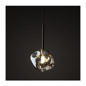 Imagine BRILAGI - Lustră suspendată pe cablu VULCANO 1xG9/8W/230V, diam. 15 cm, bronz/bej fumuriu