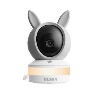 Imagine TESLA Electronics Bambino - Monitor inteligent pentru bebeluși 4 MP (2560p) 5V Wi‑Fi, gri/alb