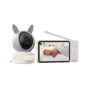 Imagine TESLA Electronics Bambino - Monitor video inteligent pentru bebeluși, cameră 4 MP 2560p, 5V, 5000 mAh, Wi‑Fi
