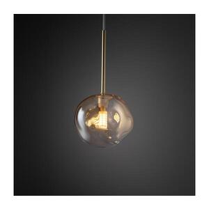 Imagine BRILAGI - Lustră suspendată pe cablu VULCANO 1xG9/8W/230V Ø 15 cm auriu/bej fumuriu