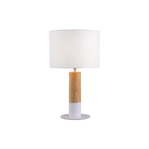 Imagine Lampă de masă CARROL 1xE27/40W/230V albă/maro