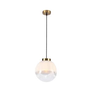 Imagine Lustră suspendată pe cablu VANA 1xE27/40W/230V alb/auriu