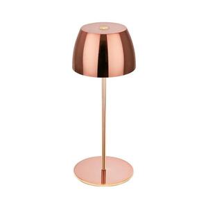 Imagine Briloner - Lampă de masă LED MINI, reîncărcabilă, dimabilă, cu comutare tactilă, pentru exterior LED/2, 5W/5V IP44 1800 mAh, finisaj cupru