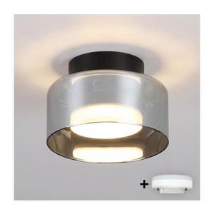Imagine BRILAGI-LED Lampă LED RGB încastrată dimmabilă AURA LUX 1xGX53/14W/230V Wi-Fi Tuya negru/fumuriu