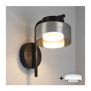 Imagine BRILAGI - Lampă LED RGB dimabilă de perete AURA LUX 1xGX53/14W/230V Wi-Fi Tuya negru/fumuriu