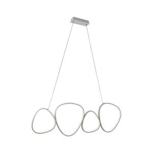 Imagine Lustră LED pe cablu HELIX LED/50W/230V argintie