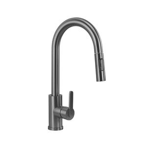 Imagine REA-B7574 - Baterie pentru chiuvetă ONTARIO cu pulverizator extractibil, 38 cm, finisaj titan