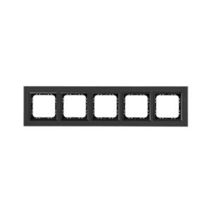 Imagine Ospel - Ramă din sticlă pentru 5 module SONATA, negru mat