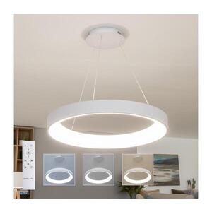 Imagine BRILAGI - Lustră LED reglabilă pe cablu FALCON II LED/99W/230V pr. 60 cm albă + telecomandă