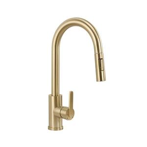 Imagine REA-B7575 - Baterie pentru chiuvetă cu pulverizator extractibil ONTARIO 38 cm auriu periat