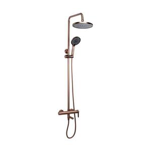 Imagine REA-P8715 - Set de duș cu baterie ARCOS, cupru periat