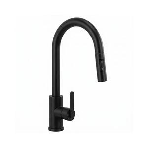 Imagine REA-B6571 - Baterie pentru chiuvetă cu pulverizator extractabil ONTARIO 38 cm negru