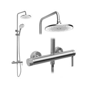 Imagine REA-P9498 - Set de duș RIVO cu baterie, din oțel periat