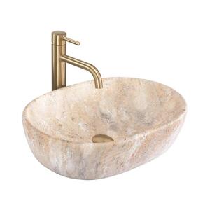 Imagine REA-U3000 - Lavoar pentru blat AMELIA 34, 5x48 cm ceramică/bej/imitație de piatră
