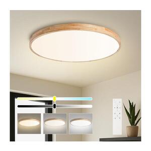 Imagine BRILAGI - Corp de iluminat LED reglabil WOODLINE LED/100W/230V 3000-6000K stejar Ø 80 cm + telecomandă