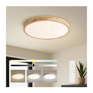 Imagine BRILAGI - Corp de iluminat LED dimabil WOODLINE LED/72W/230V 3000-6000K stejar diam. 60 cm + telecomandă