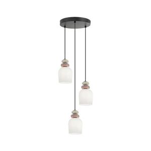Imagine Candelabru suspendat pe cablu HILDA 3xE14/40W/230V negru/maro