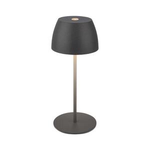 Imagine Briloner - Lampă de masă LED MINI, dimabilă, reîncărcabilă, cu control tactil, pentru exterior, LED/2, 5W/5V IP44 1800 mAh antracit