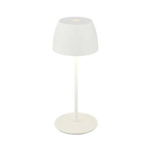 Imagine Briloner - Lampă de masă LED MINI, dimabilă, reîncărcabilă, cu control tactil, pentru exterior, LED/2, 5W/5V IP44 1800 mAh alb