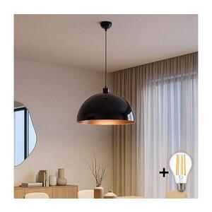 Imagine BRILAGI - Lustră LED suspendată pe cablu METALO 1xE27/40W/230V Ø 40 cm negru/cupru