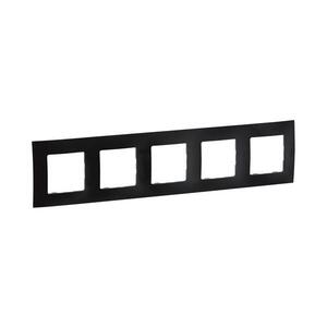Imagine Legrand - Ramă pentru 5 module NILOE, neagră