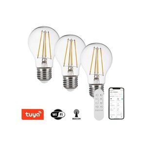 Imagine NEO 07806CDO - Set de 3 becuri LED CCT reglabile E27/7, 3W/230V Wi-Fi+telecomandă