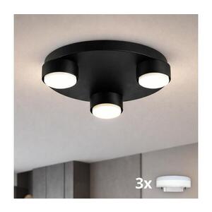 Imagine BRILAGI - Plafonieră LED RGB dimabilă MONO, 3x GX53/14W/230V, Wi-Fi Tuya, diametru 30 cm, neagră