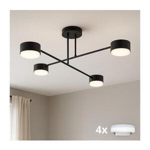 Imagine BRILAGI - LED RGB dimmabil lustru aplicat MONO 4xGX53/14W/230V Wi-Fi Tuya negru