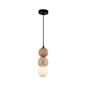 Imagine MAXLIGHT P0664 - Lampă suspendată pe cablu ALICE 1xG9/7W/230V Ø 10 cm negru/bej
