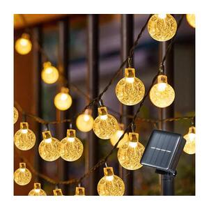 Imagine BRILAGI- Ghirlandă solară decorativă cu LED BUBBLE 200xLED/8 funcții 20m IP65 alb cald