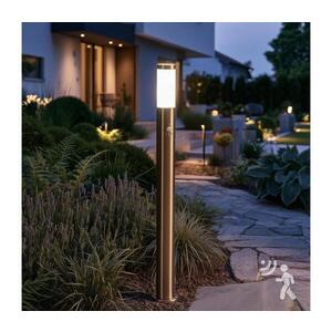 Imagine BRILAGI - Lampă de exterior cu senzor ELIA 1xE27/20W/230V IP44 100 cm crom