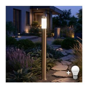 Imagine BRILAGI - Lampă LED de exterior ELIA 1xE27/7W/230V 4000K IP44 100 cm crom