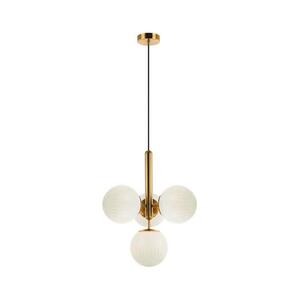 Imagine Lustră pe cablu JOLIN 4xG9/5W/230V aurie
