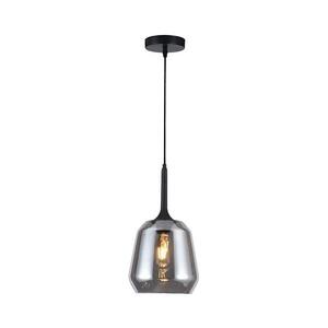 Imagine Pendul pe cablu MAEVA 1xE27/40W/230V fumuriu/negru
