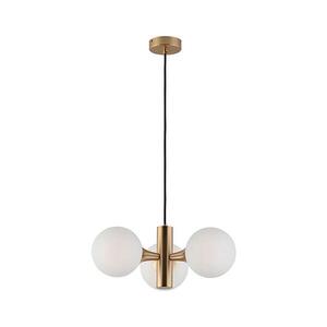 Imagine Lustră cu cablu GLOBE 3xE14/7W/230V, aurie