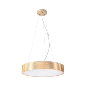 Imagine Lustră suspendată pe cablu NATURAL MODERN, 3xE27/15W/230V, Ø 47, 5 cm, lemn de pin