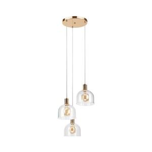 Imagine Candelabru suspendat pe cablu VIVE 3xE27/15W/230V auriu