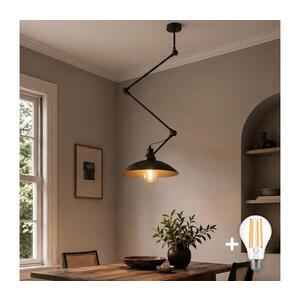 Imagine BRILAGI - Lustru LED reglabil pe tijă IRONBEAM 1xE27/60W/230V negru