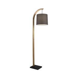 Imagine Lampă de podea HANA 1xE27/40W/230V maro