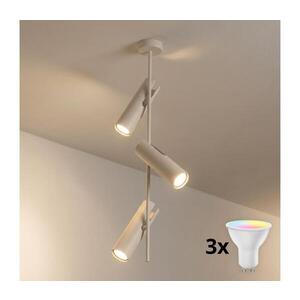 Imagine BRILAGI - Candelabru LED RGBW reglabil pe tijă BRANCH 3xGU10/6, 5W/230V bej