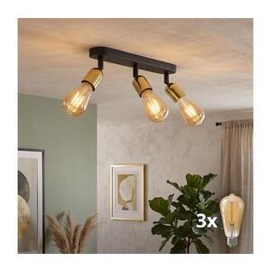 Imagine Corp de iluminat tip spot LED TOP 3xE27/15W/230V negru/auriu