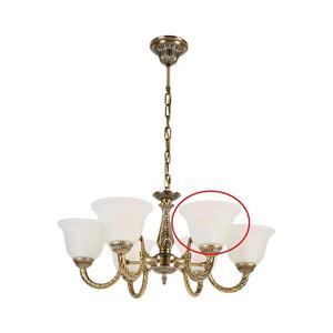 Imagine BRILAGI - Sticlă de schimb pentru candelabru și aplică CLASSIC E14, Ø 11 cm, albă