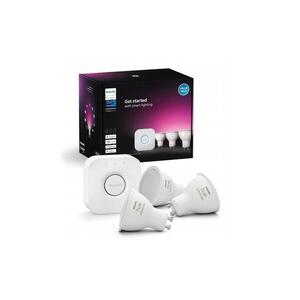 Imagine Set de pornire Philips Hue WACA 3xGU10/4, 2W/230V 2200-6500K + Hue bridge