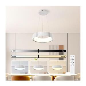 Imagine BRILAGI - Lustru LED dimabil FALCON MODERN LED/30W/230V Ø 40 cm, alb + telecomandă